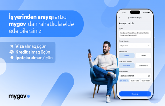 İş yerinə dair arayışın alınması "mygov”a köçürülüb