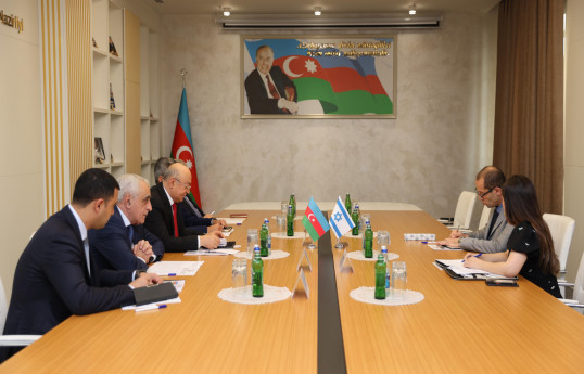 Kəmaləddin Heydərov İsrail səfiri ilə görüşüb