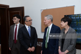ABŞ-ın İsa Məsihin Sonuncu Gün Müqəddəsləri Kilsəsinin Bakı ofisinin açılışı olub - FOTO 