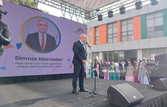 Peşə Təhsili üzrə Dövlət Agentliyinin direktoru vəzifəsini icra edən Simnar Mamedov