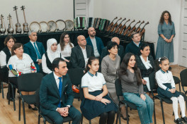Leyla Əliyeva Mingəçevirdə şəhid ailəsini ziyarət edib, bir sıra sosial müəssisələrlə tanış olub