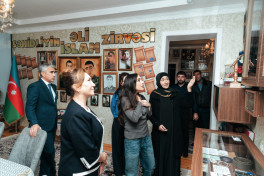 Leyla Əliyeva Mingəçevirdə şəhid ailəsini ziyarət edib, bir sıra sosial müəssisələrlə tanış olub