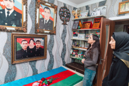 Leyla Əliyeva Mingəçevirdə şəhid ailəsini ziyarət edib, bir sıra sosial müəssisələrlə tanış olub