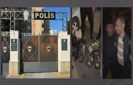 Suraxanıda üzərindən 10 kiloqram marixuana aşkarlanan narkokuryer saxlanılıb - VİDEO 