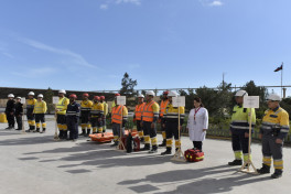 FHN-in Bakı Regional Mərkəzi mülki müdafiə məşqləri keçirib - FOTO 