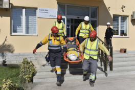 FHN-in Bakı Regional Mərkəzi mülki müdafiə məşqləri keçirib - FOTO 