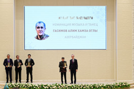 Prezident İlham Əliyev Daşkənddə "Gələcəyin İrsi" Beynəlxalq Mükafatının təqdimat mərasimində iştirak edib