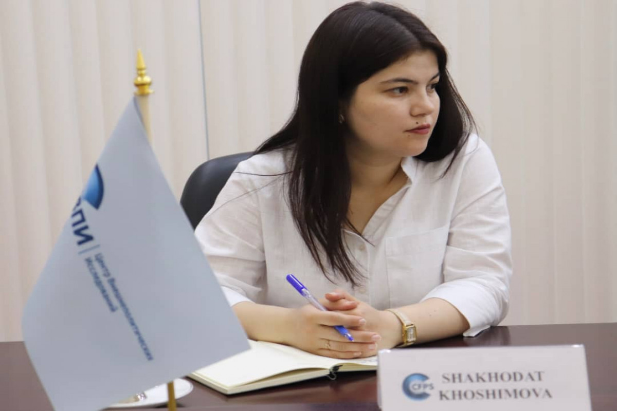 Özbəkistanın Xarici Siyasət Araşdırmaları Mərkəzinin əməkdaşı, siyasi şərhçi Haşımova Şahodat