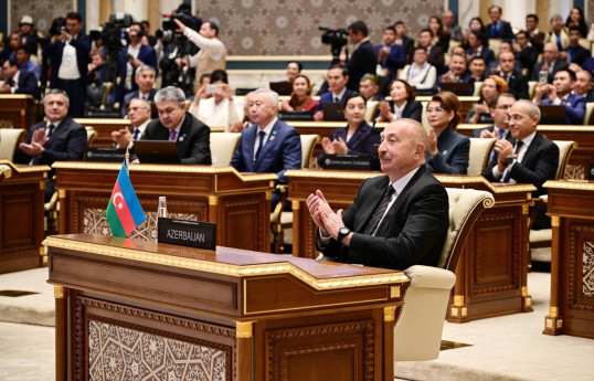 Prezident: Mərkəzi Asiya və Azərbaycan artıq qlobal miqyasda nüfuzu əhəmiyyətli dərəcədə artan vahid geosiyasi və geoiqtisadi regiondur