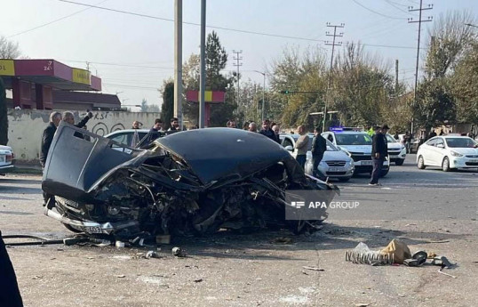 Ağcabədidə yol qəzası olub, sürücü ölüb, yaralının vəziyyəti məlum olub - FOTO  - YENİLƏNİB-1 