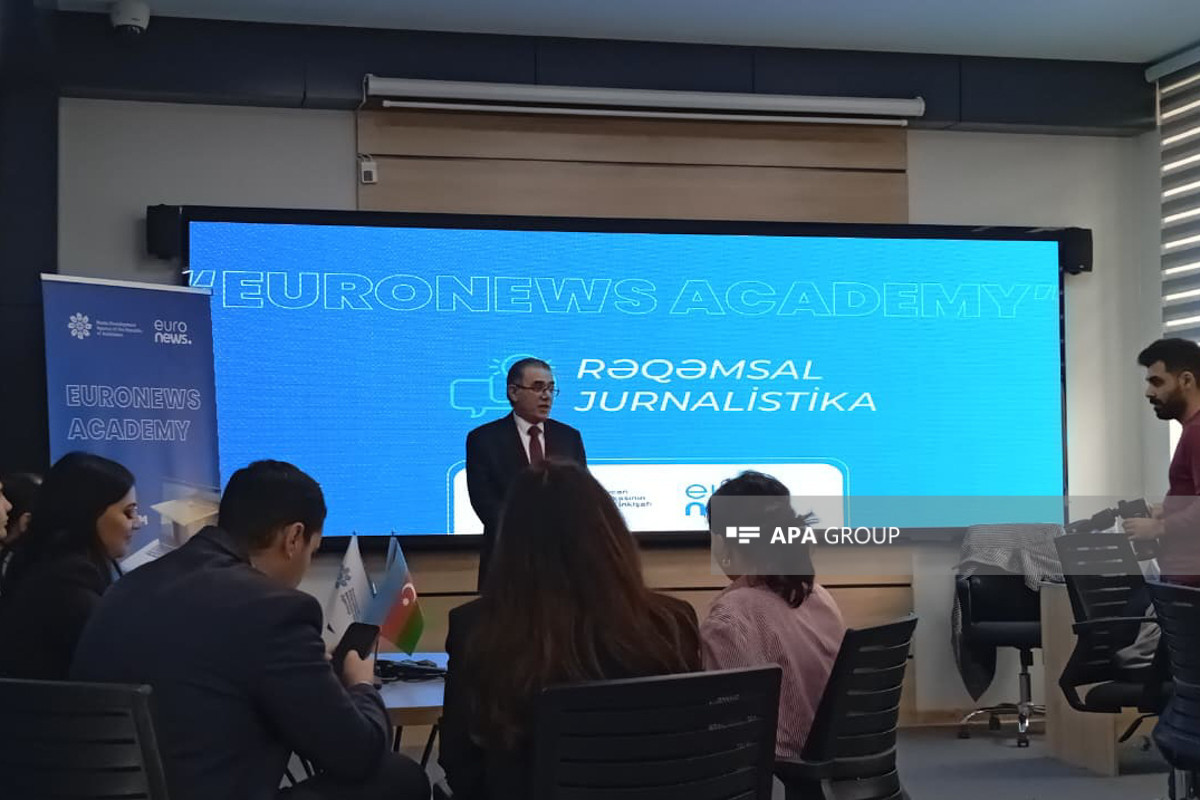 “Euronews Academy” layihəsinin növbəti təlim proqramı başlayıb - FOTO 