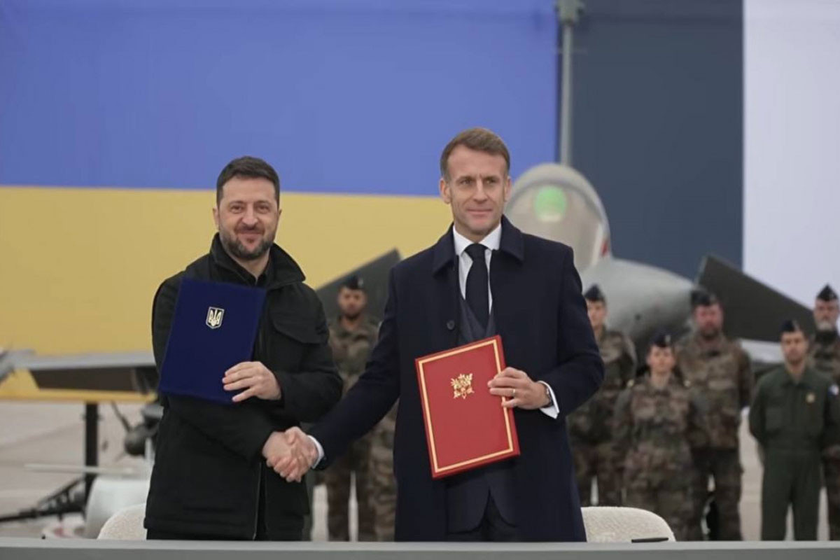 Ukrayna Prezidenti Volodimir Zelenski, Fransa Prezidenti Emmanuel Makron