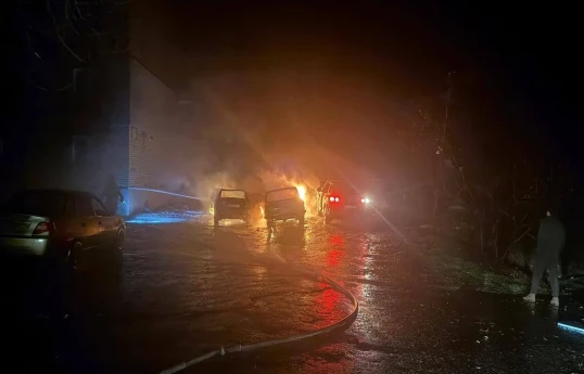 Rusiya Xarkova zərbələr endirib: 3 ölü, 10 yaralı