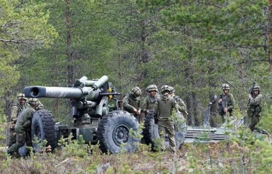 Finlandiyada Rusiya sərhəddi yaxınlığında artilleriya təlimləri başlayıb