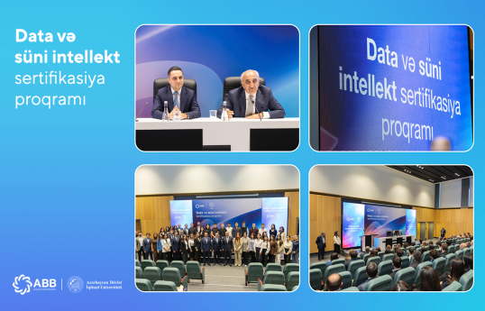 ABB UNEC-lə birgə “Data və süni intellekt sertifikasiya proqramı”nı təqdim edib