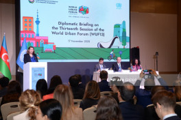 Bakıda WUF13 ilə əlaqədar diplomatik korpus üçün məlumatlandırma sessiyası keçirilib
