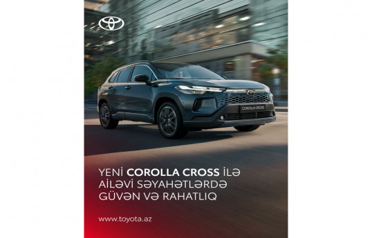 Yeni Corolla Cross yenilənmiş SUV üslubu ilə qarşınızdadır