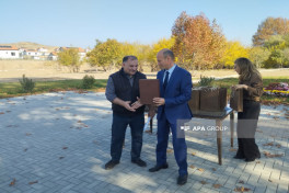 Növbəti köç karvanı Cəbrayılın Horovlu kəndinə çatıb, açarlar təqdim olunub - FOTO  - YENİLƏNİB-1  - VİDEO 