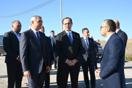 Zəngilanda dairəvi suvarma sistemlərinə və heyvandarlıq kompleksinə baxış keçirilib