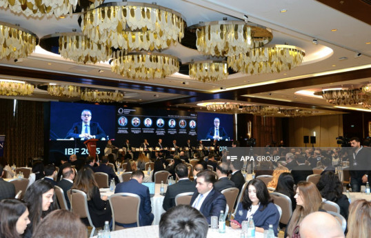 Bakıda IX Beynəlxalq Bankçılıq Forumu keçirilir - FOTO 