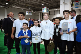 Leyla Əliyeva Beynəlxalq STEAM Azərbaycan Festivalını ziyarət edib