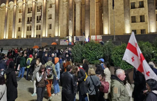 Tbilisidə keçirilən aksiyada 13 nəfər saxlanılıb