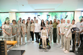 Yeni Klinikada Yeni Robotik Reabilitasiya və Sümük İliyi Transplantasiyası mərkəzlərinin açılış mərasimi olub - FOTO 