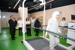 Yeni Klinikada Yeni Robotik Reabilitasiya və Sümük İliyi Transplantasiyası mərkəzlərinin açılış mərasimi olub - FOTO 