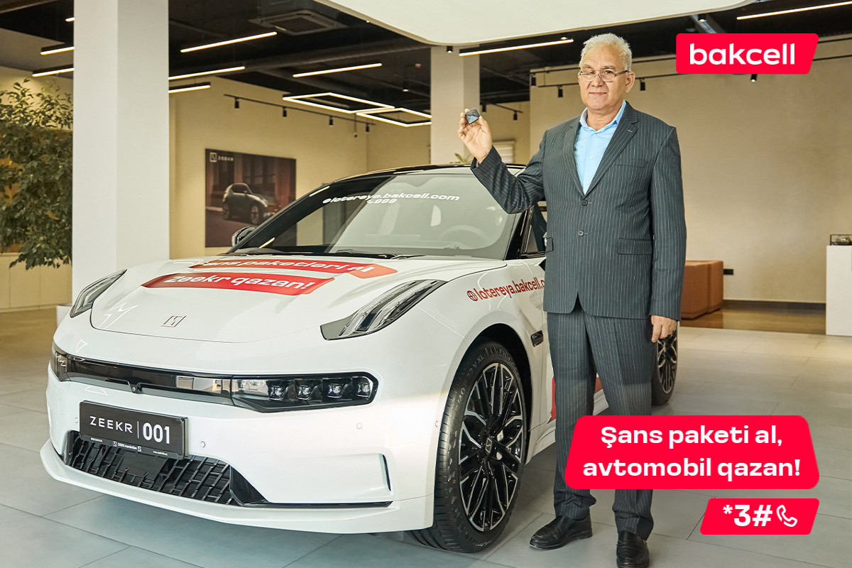 Bakcell lotereyasında 7-ci lüks avtomobil udulub