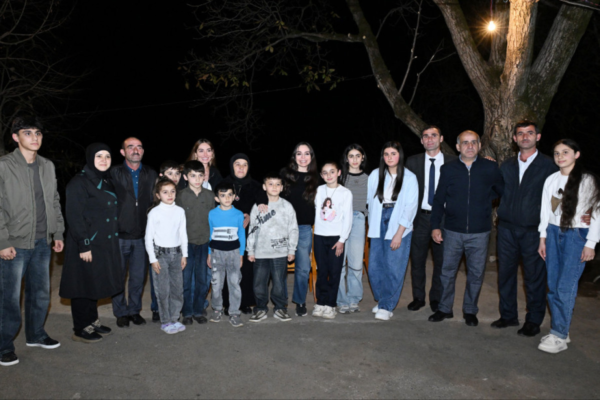 Leyla Əliyeva və Arzu Əliyeva Astarada Pəncəli Teymurovun ailəsini ziyarət ediblər - FOTO 