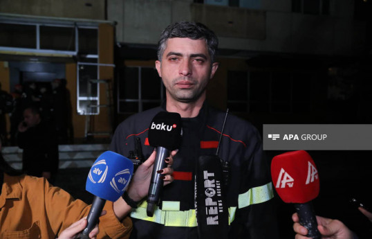 Dövlət Yanğından Mühafizə Xidmətinin əməliyyat növbətçisi Nurlan İsayev