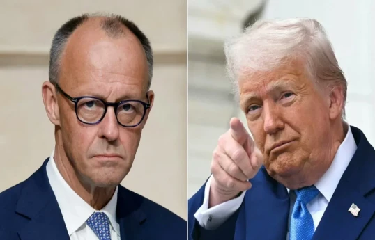 Almaniya kansleri Fridrix Merz və ABŞ Prezidenti Donald Tramp