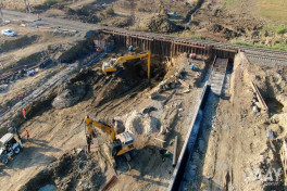 Pirşağı–Novxanı–Xırdalan–M4 avtomobil yolu layihəsi üzrə daha bir tunelin tikintisinə başlanılıb - FOTO 