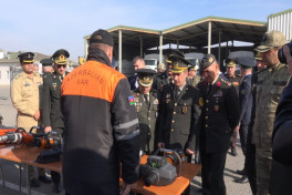 Hərbi İdarəetmə İnstitutunun dinləyiciləri Mülki müdafiə qoşunlarında olublar