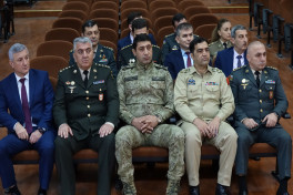 Hərbi İdarəetmə İnstitutunun dinləyiciləri Mülki müdafiə qoşunlarında olublar