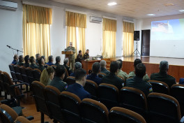 Hərbi İdarəetmə İnstitutunun dinləyiciləri Mülki müdafiə qoşunlarında olublar