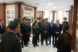 Hərbi İdarəetmə İnstitutunun dinləyiciləri Mülki müdafiə qoşunlarında olublar