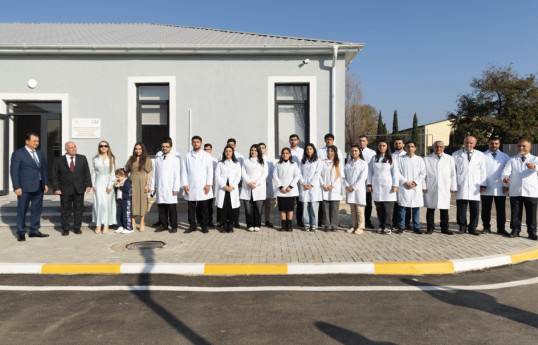 Leyla Əliyeva və Alena Əliyeva Lənkəran Dövlət Universitetinin nəzdində yaradılmış Baytarlıq Klinikası ilə tanış olublar - FOTO 