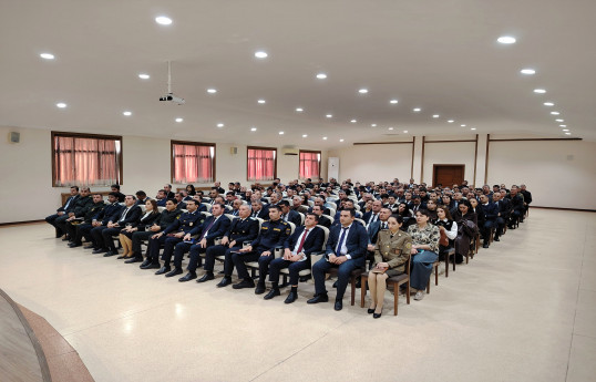 Naxçıvanda mülki müdafiə üzrə toplantı keçirilib - FOTO 