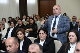 Nazir müavini Firudin Qurbanov Lənkəranda təhsil müəssisələrində olub