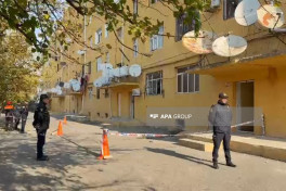 Goranboyda binada iki mənzilin döşəməsi çöküb, 4 nəfər xəsarət alıb,  60 ailə evakuasiya edilib - YENİLƏNİB-5  - VİDEO 