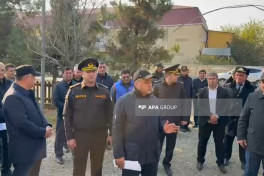 Goranboyda binada iki mənzilin döşəməsi çöküb, 4 nəfər xəsarət alıb,  60 ailə evakuasiya edilib - YENİLƏNİB-5  - VİDEO 