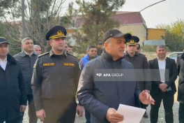 Goranboyda binada iki mənzilin döşəməsi çöküb, 4 nəfər xəsarət alıb,  60 ailə evakuasiya edilib - YENİLƏNİB-5  - VİDEO 