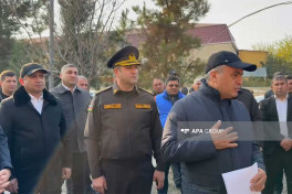 Goranboyda binada iki mənzilin döşəməsi çöküb, 4 nəfər xəsarət alıb,  60 ailə evakuasiya edilib - YENİLƏNİB-5  - VİDEO 