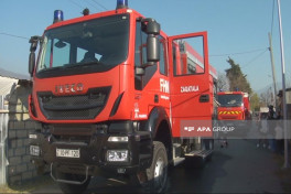 Zaqatalada 5 ailənin yaşadığı binada yanğın olub  - FOTO 