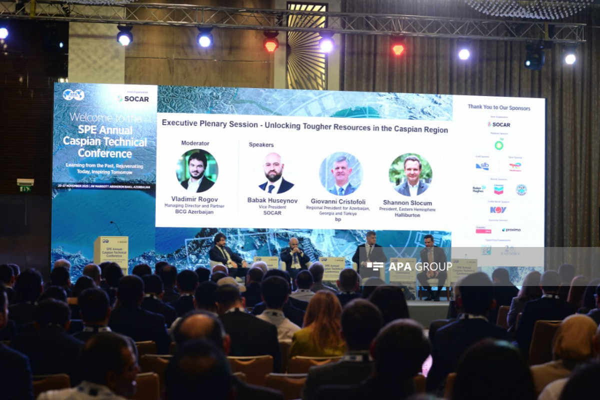 Bakıda "SPE Xəzər Texniki Konfransı" keçirilir - FOTO 