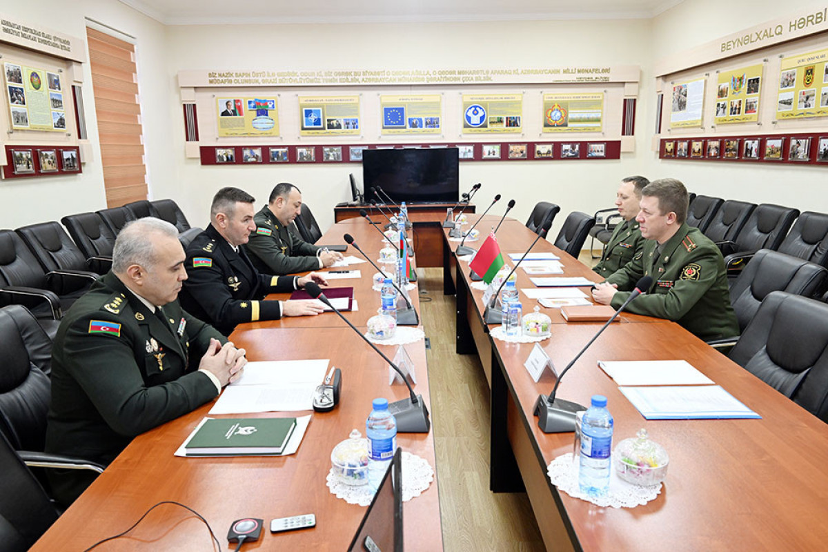 Azərbaycan və Belarus hərbi mütəxəssislərinin görüşü olub