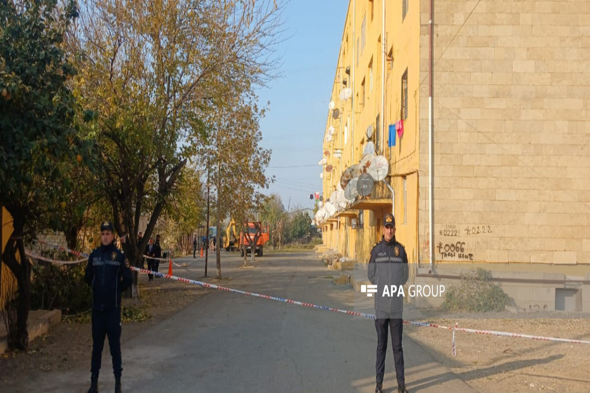 Goranboyda mənzillərin döşəməsinin çökməsi nəticəsində yararsız hala düşən bina söküləcək - FOTO 
