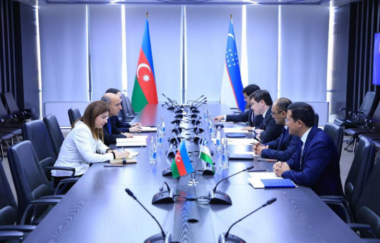 Emin Əmrullayev Özbəkistanın ali təhsil, elm və innovasiyalar nazirinin birinci müavini ilə görüşüb