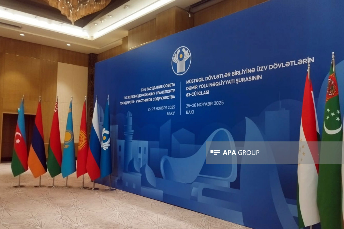 Bakıda MDB ölkələrinin Dəmir Yolu Nəqliyyatı Şurasının iclası keçirilir - FOTO 